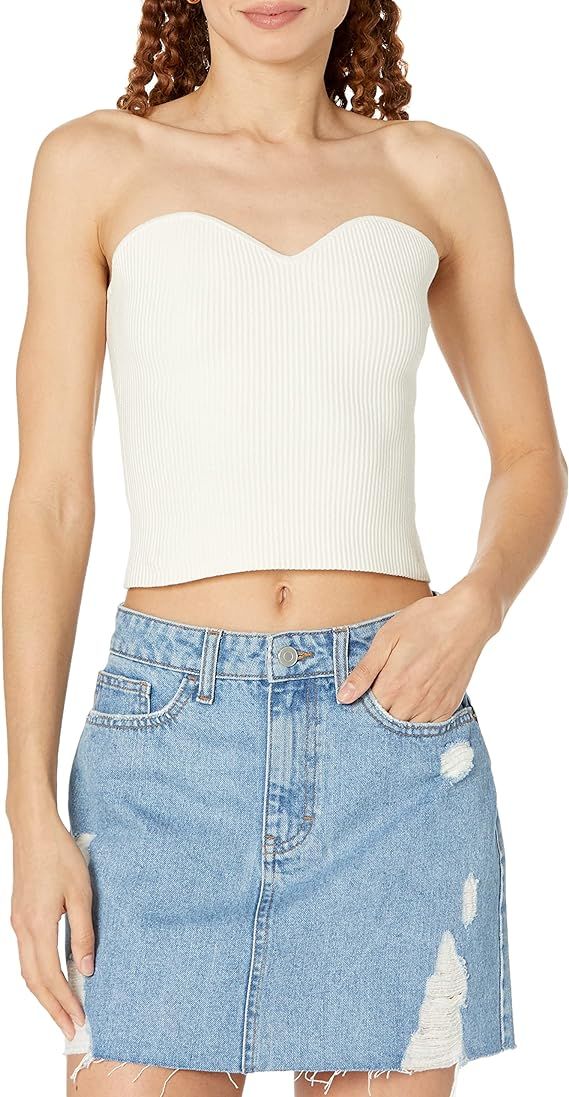 The Drop Women's Collette Strapless Cropped Sweater | Amazon (US)