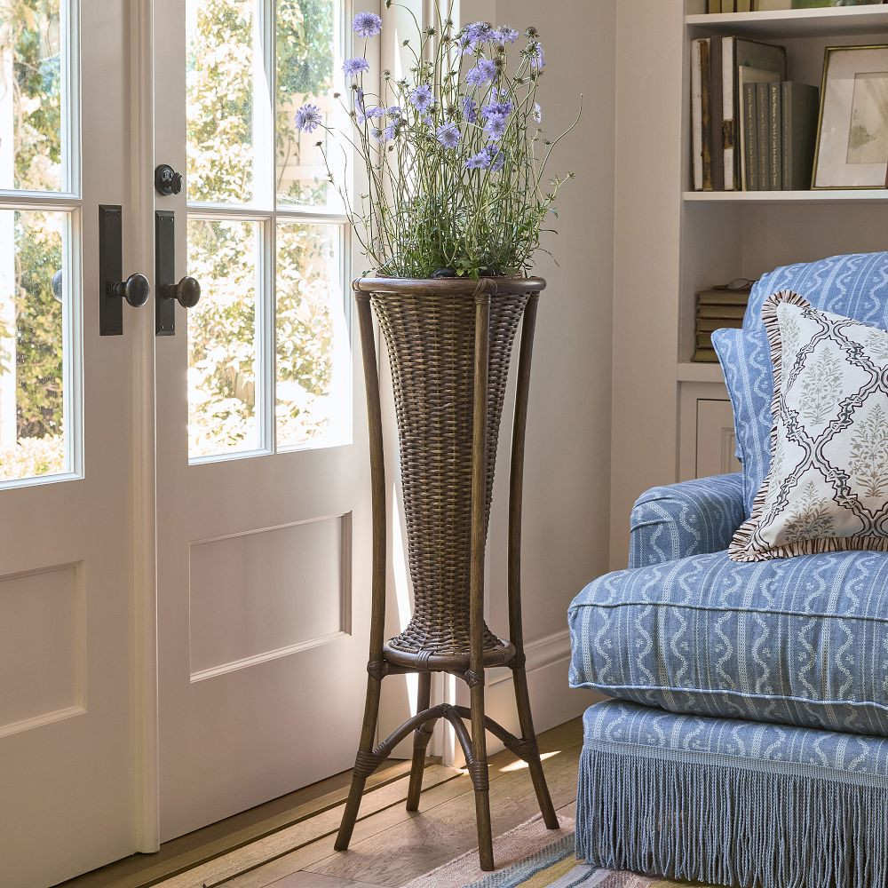 Alana Rattan Vase | GreenRow