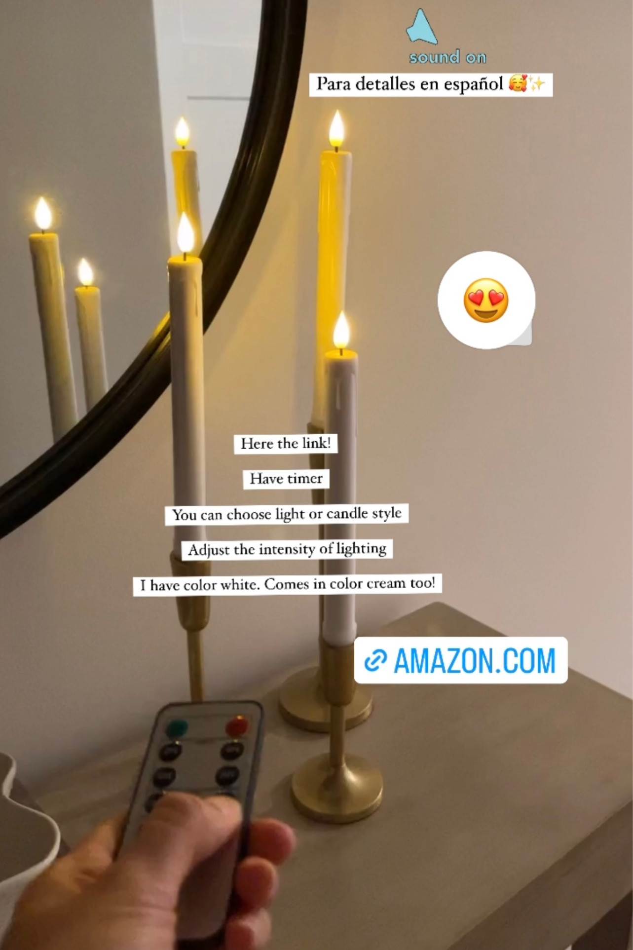 Set of 3 candlesticks with remote control under $15 💖 

#LTKunder50 #LTKhome #LTKFind