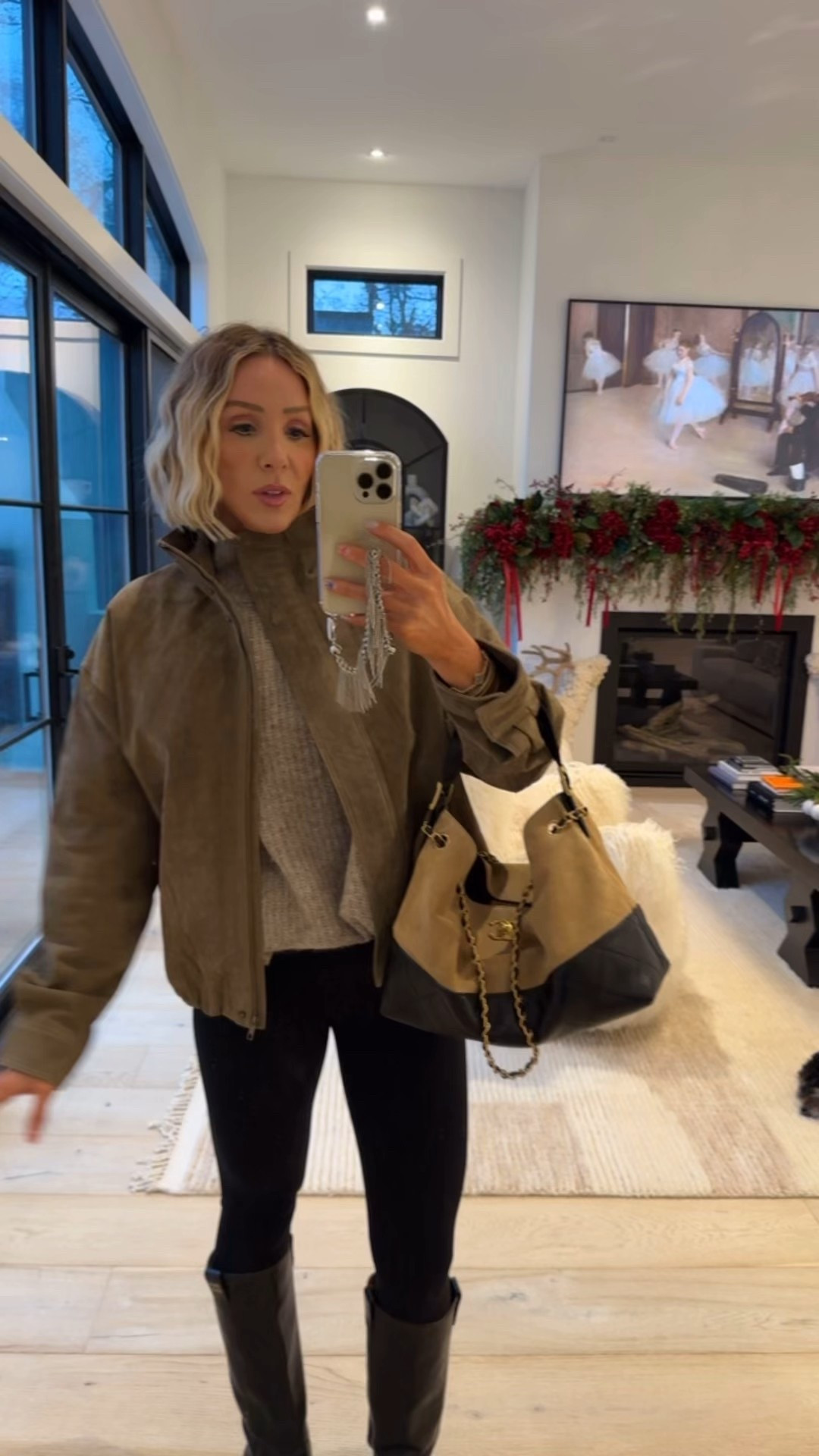 Viral suede Zara jacket and the perfect oversized sweater from Zara 😍😍😍 medium in jacket and small in sweater. #zara 