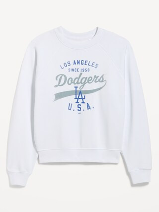 Los Angeles Dodgers Raglan Sweatshirt for Women | Old Navy (US)