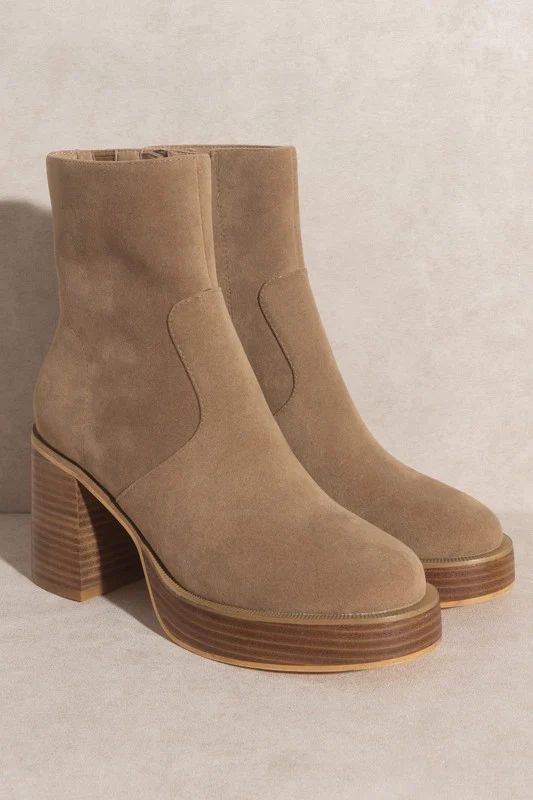 Alexandra Boot Khaki | Ooh La Luxe