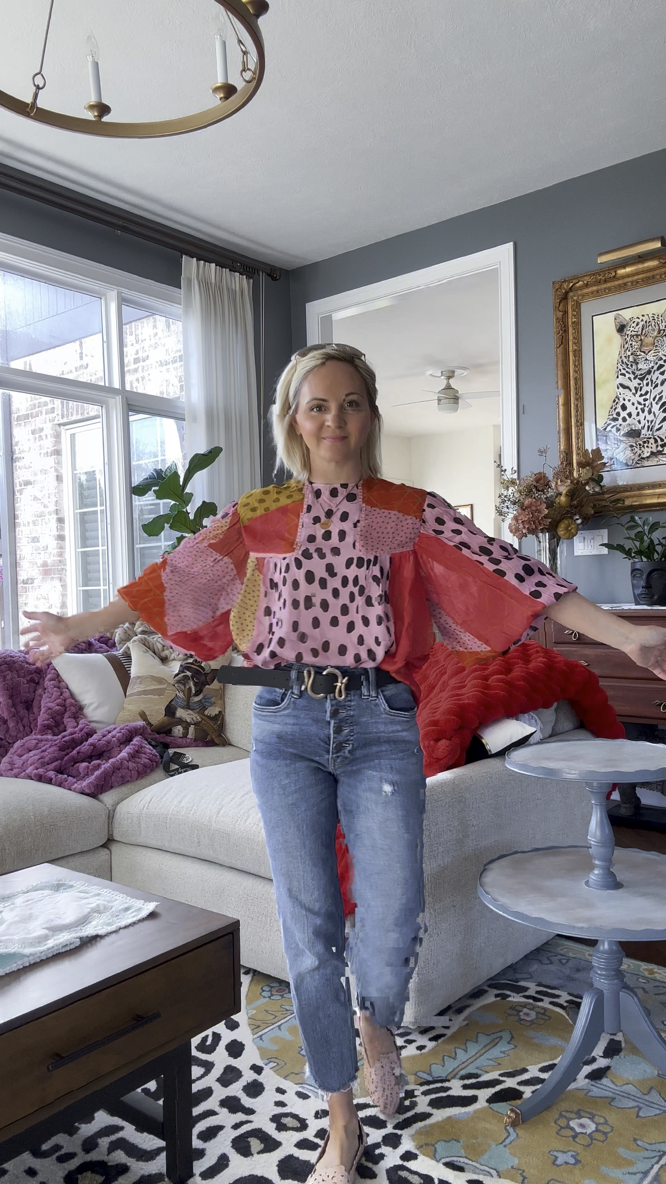 This was my birthday blouse - the colors, print and fit were designed to perfection! 

#LTKstyletip #LTKGiftGuide #LTKhome