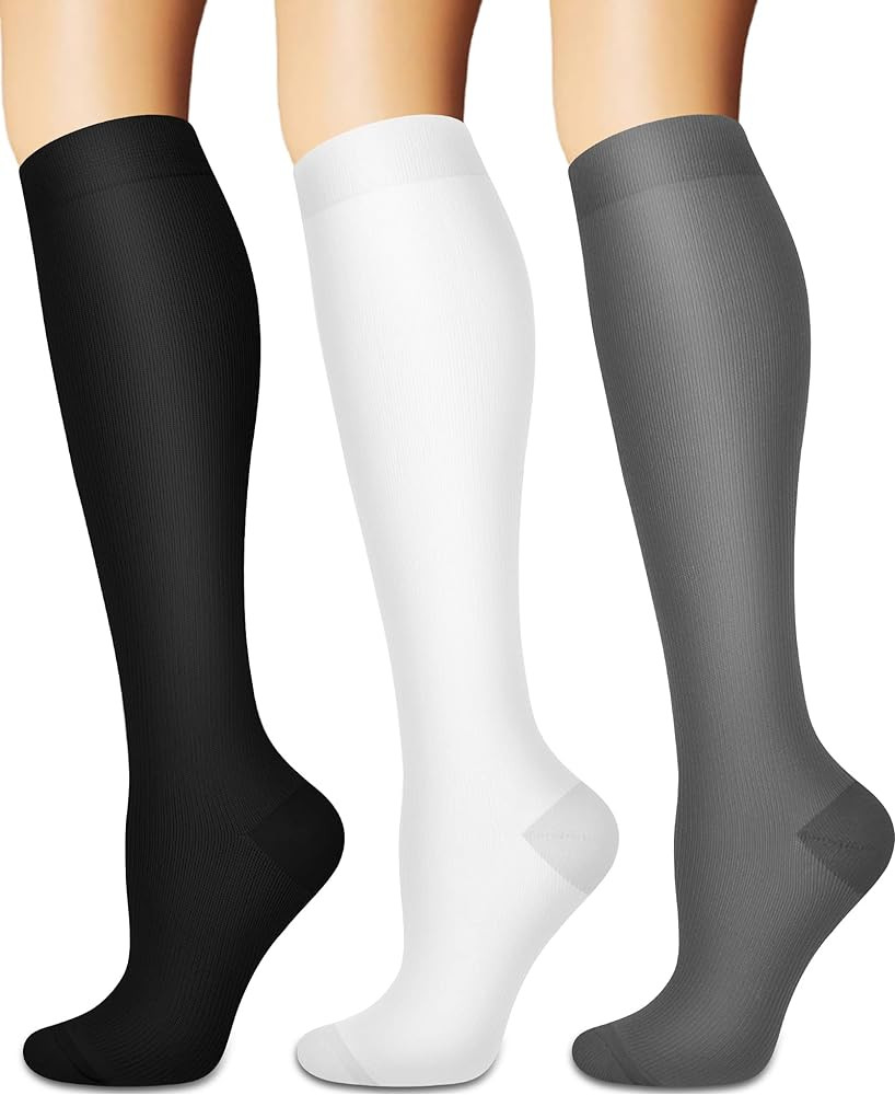 Compression Socks for Women and Men Circulation (3 Pairs) is Best Support for Running Athletic Cy... | Amazon (US)