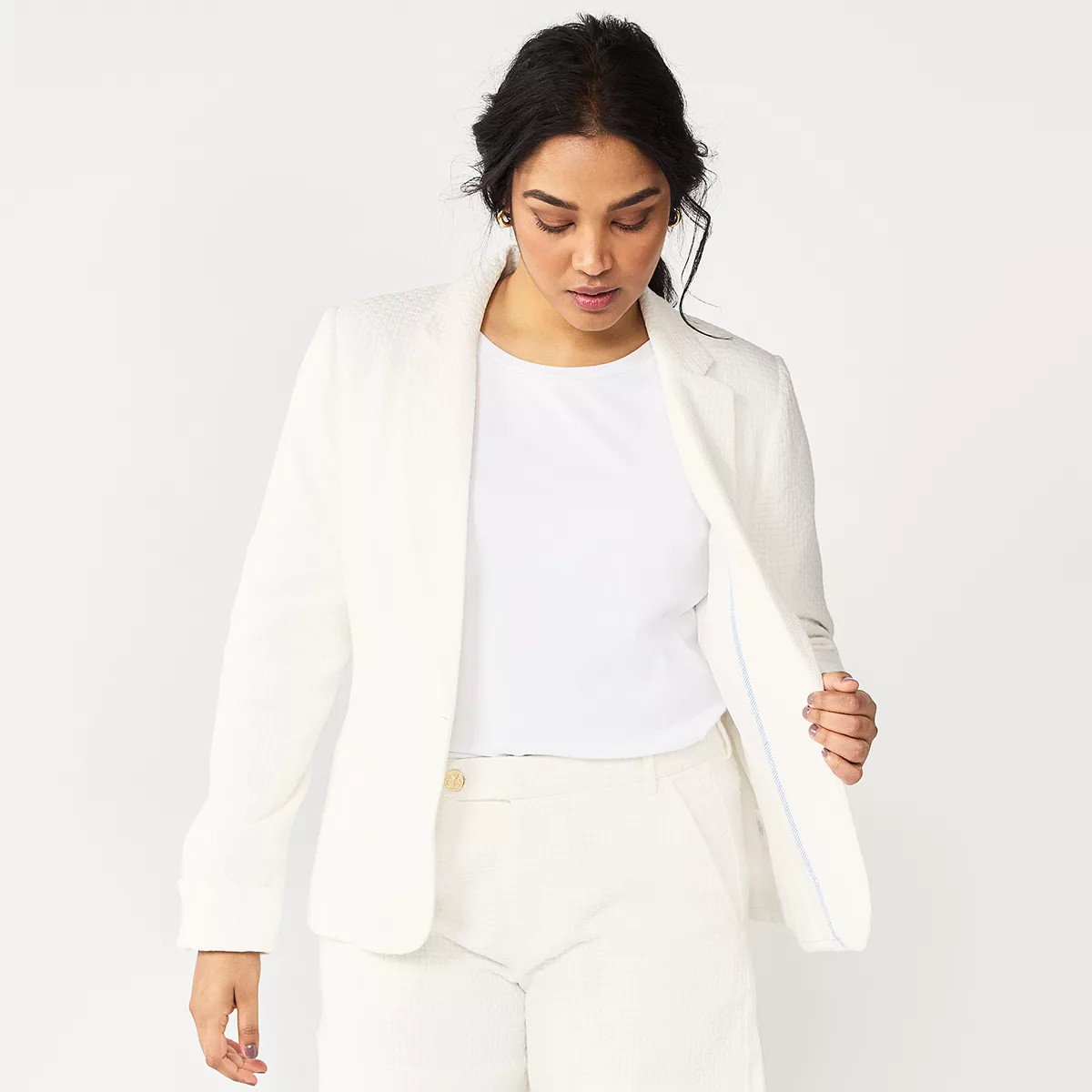 Women's DRAPER JAMES RSVP™ Textured Blazer | Kohl's