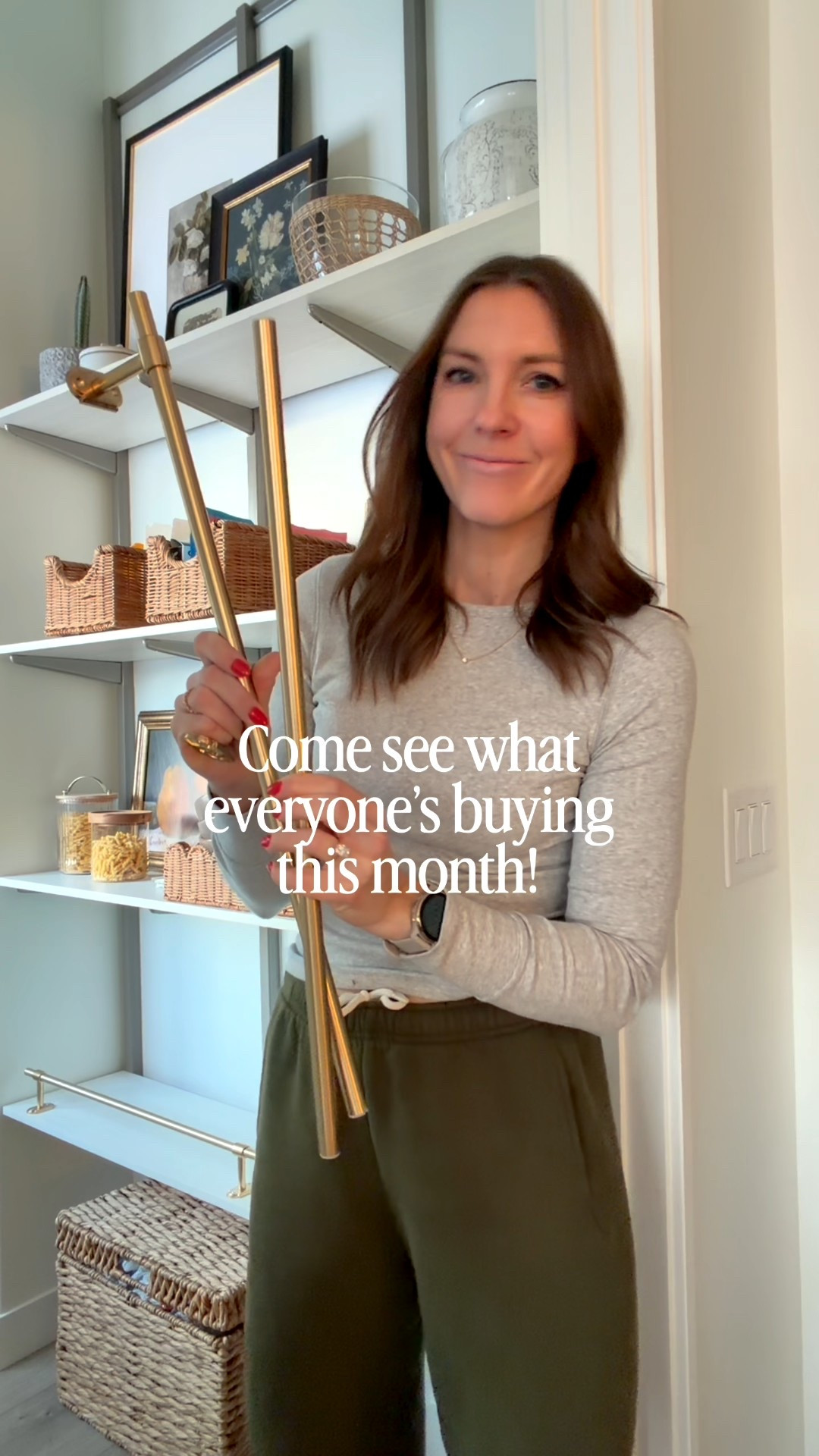 😍 What everyone’s buying/bought in February so far! The hand towel bars that we used in our pantry as a brass rail have been a hit! Along with the pretty cupcake bouquet (perfect for a birthday, Easter or just because). 

#bestofhome #homestyle #homedecor #boujeeonabudget 

#LTKSeasonal #LTKHome #LTKSaleAlert