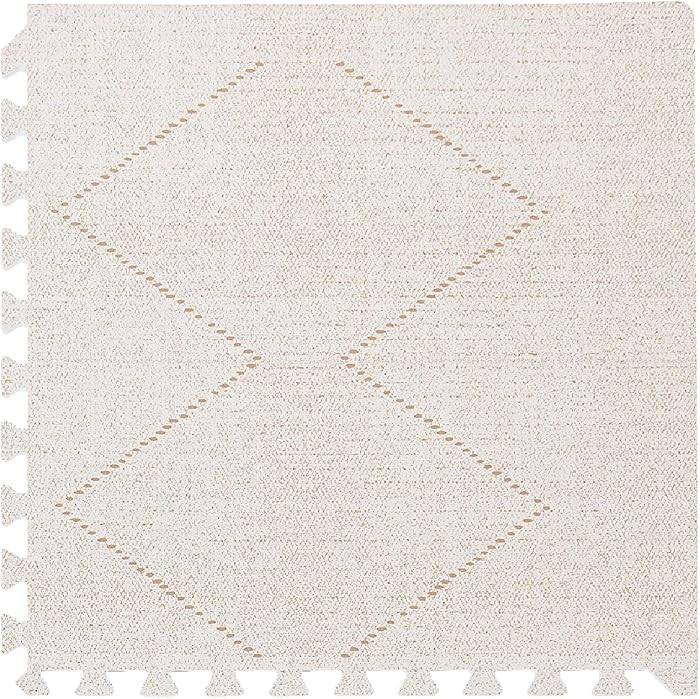 Toddlekind Playmat - Premium Foam Playmat, 4 x 6 feet, 6 Tile Extra Thick Foam Floor Puzzle Mat f... | Amazon (US)