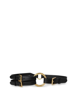 Women's Leather Tri Strap O Ring Belt | Bloomingdale's (US)
