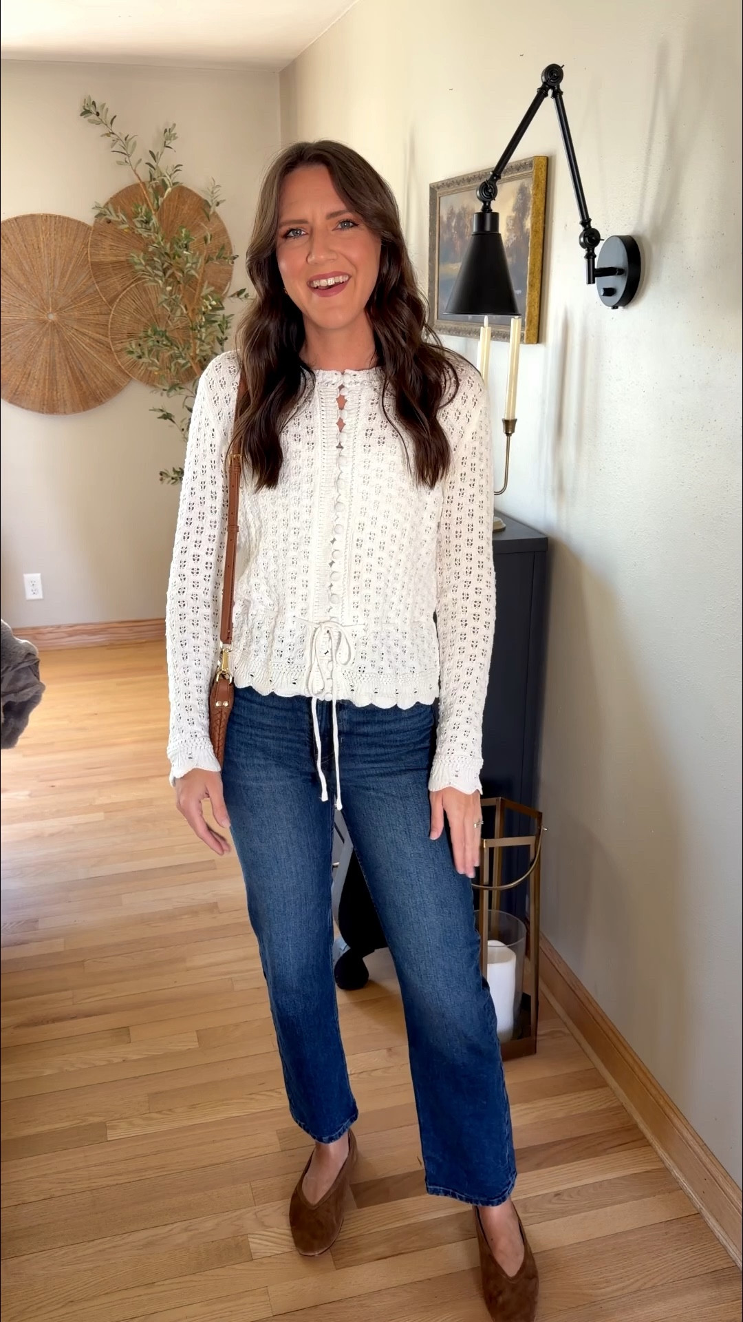 100% cotton cardigan of my dreams! Wearing a small. 