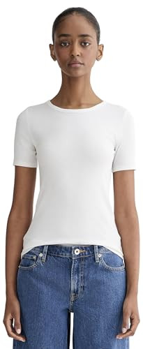 Everlane - The Luxe Rib Crew - White XX Small | Amazon (US)