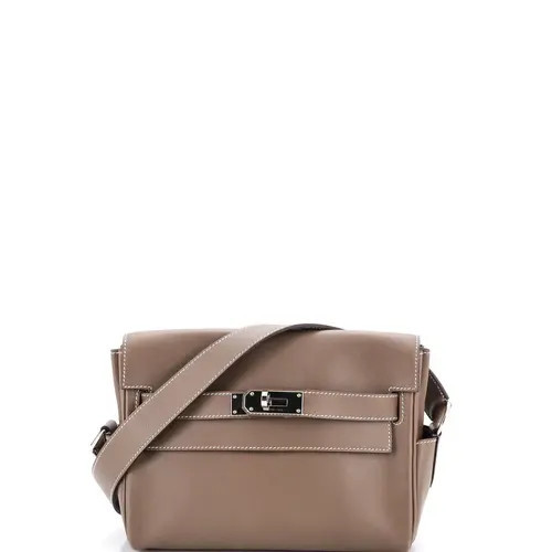 Pre-Owned Hermes Kelly Messenger Bag Evercolor PM in Grey at Nordstrom, Size Small | Nordstrom