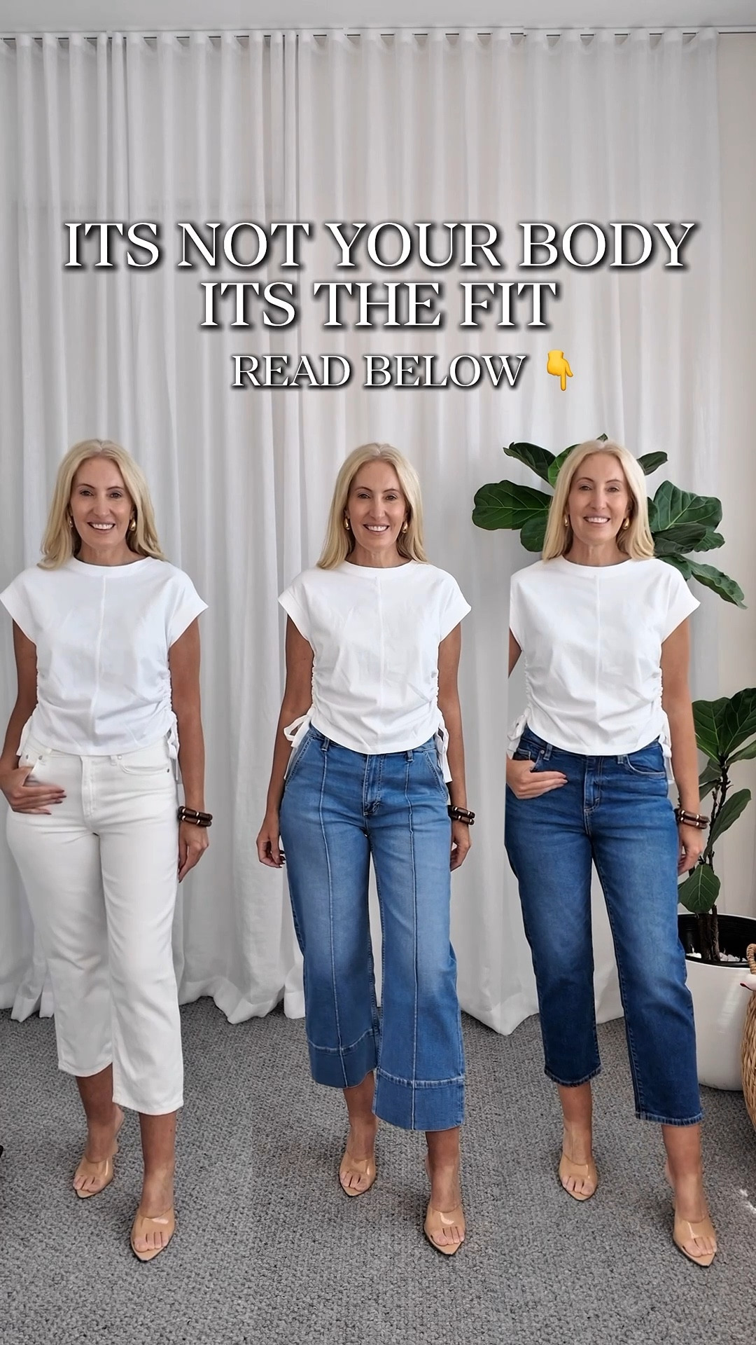 Wearing:
1. White Mid Rise Crop
Length Bella Jean $40 size 12 (size up small in fit)
2. Kelsey High Rise Crop
Length Wide Leg $50 size 10 (true to size)
3. Bella Mid Rise Crop (my favourite fit & colour $40 size 8 (great stretch can size down)


#LTKaustralia #LTKstyletip #LTKjeans