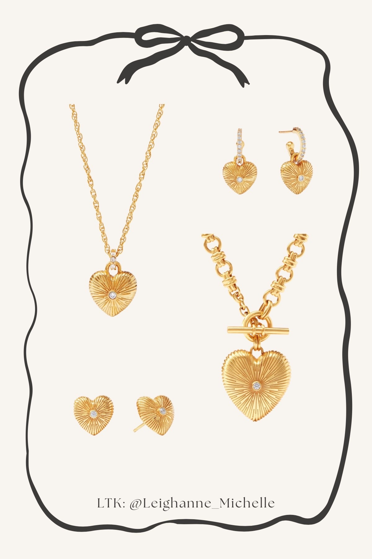 Gold hearts for a Golden Valentine’s Day! 💛✨

Gold heart necklace 
Gold heart diamond earrings 
Gifts for her
Valentine
Birthday 
Anniversary 
Wedding 
Love 

#LTKValentine #LTKWedding #LTKOver40