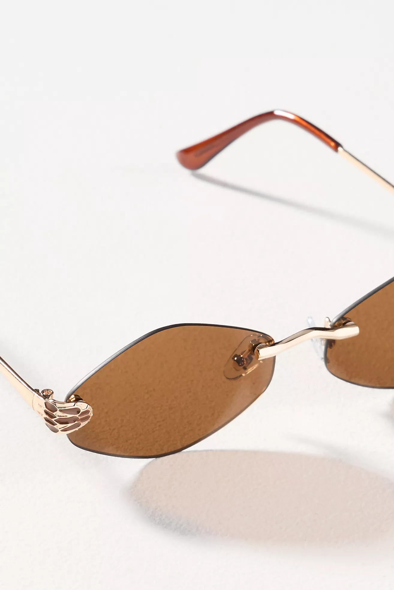 I-SEA Slim Frameless Sunglasses | Anthropologie (US)