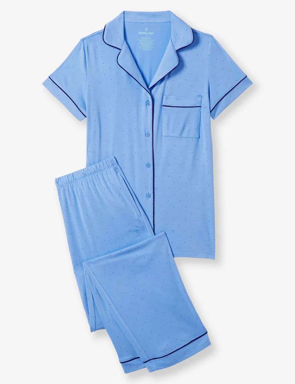 Women's Short Sleeve Top & Pant Pajama Set | Tommy John