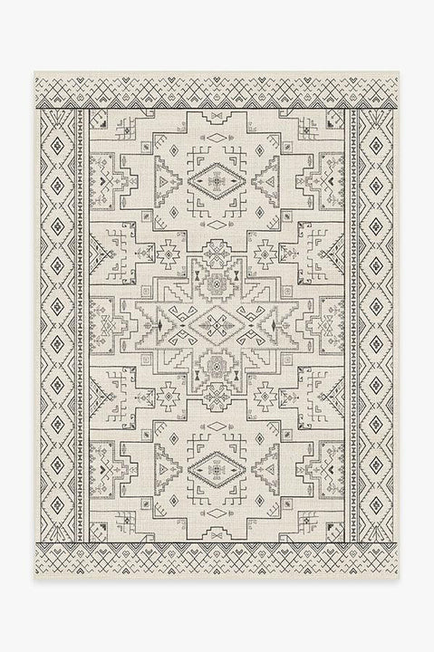 Leelu Black & White Rug | Ruggable