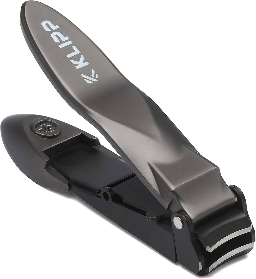 Nail Clippers for Men with Catcher - KLIPP Heavy Duty Razor-Sharp Self-Collecting Nail Cutter, Er... | Amazon (US)