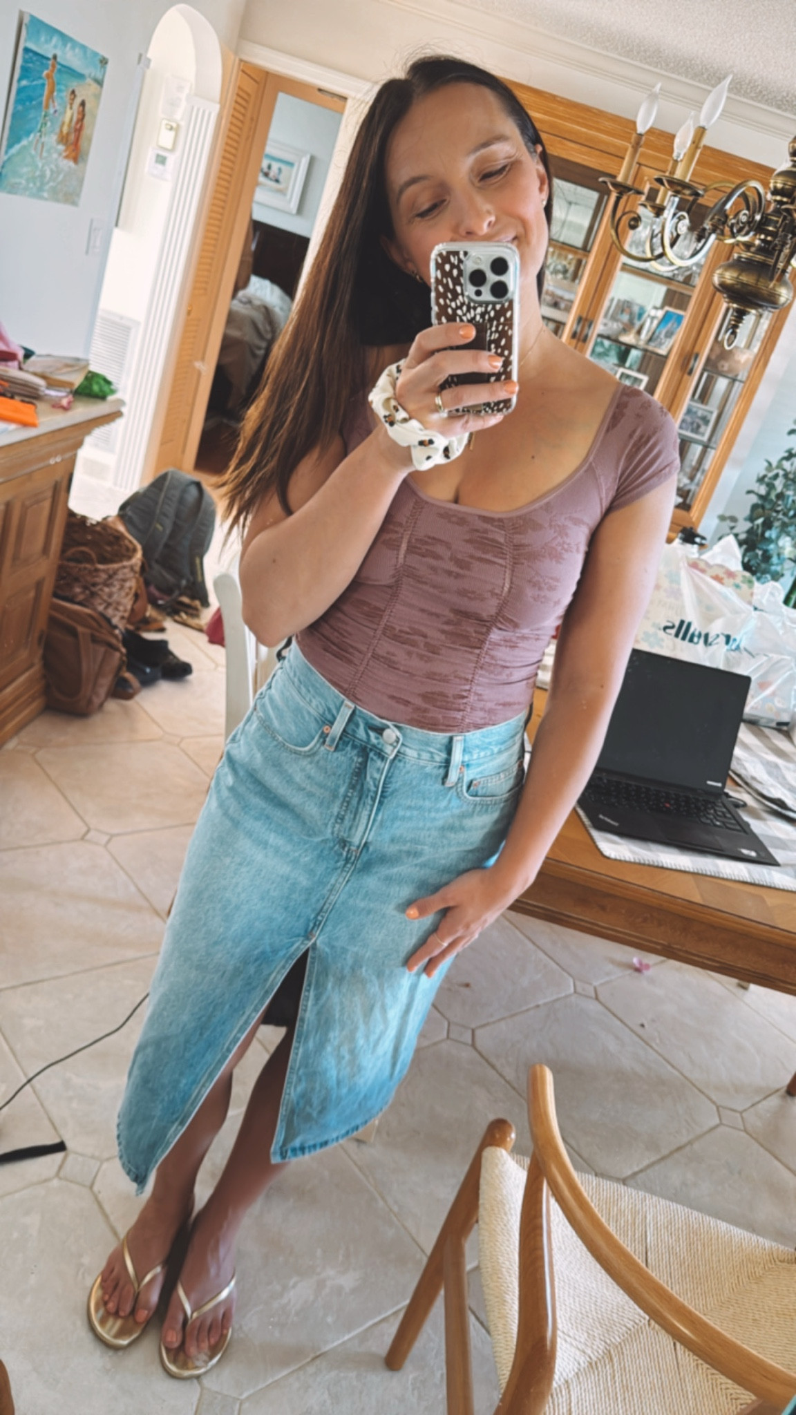 This Aritzia skirt is one of my favourite purchases from last year! I feel like you can wear it so many ways in most seasons✨ and the free people top is also 💯 
top: m/l
skirt: size 27

#LTKMidsize #LTKFindsUnder100 #LTKStyleTip