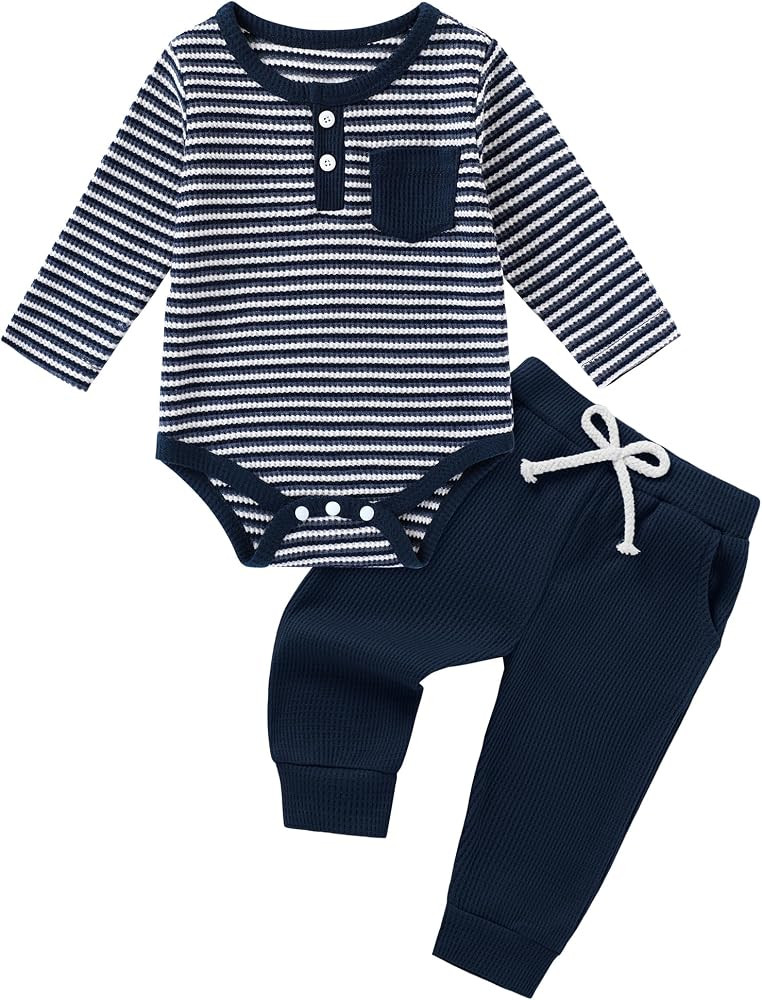 ZOEREA Baby Boy Clothes Outfits 0-24 Months Newborn Infant Fall Winter | Amazon (US)