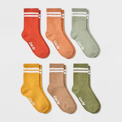 Baby 6pk Crew Socks - Cat & Jack™ | Target
