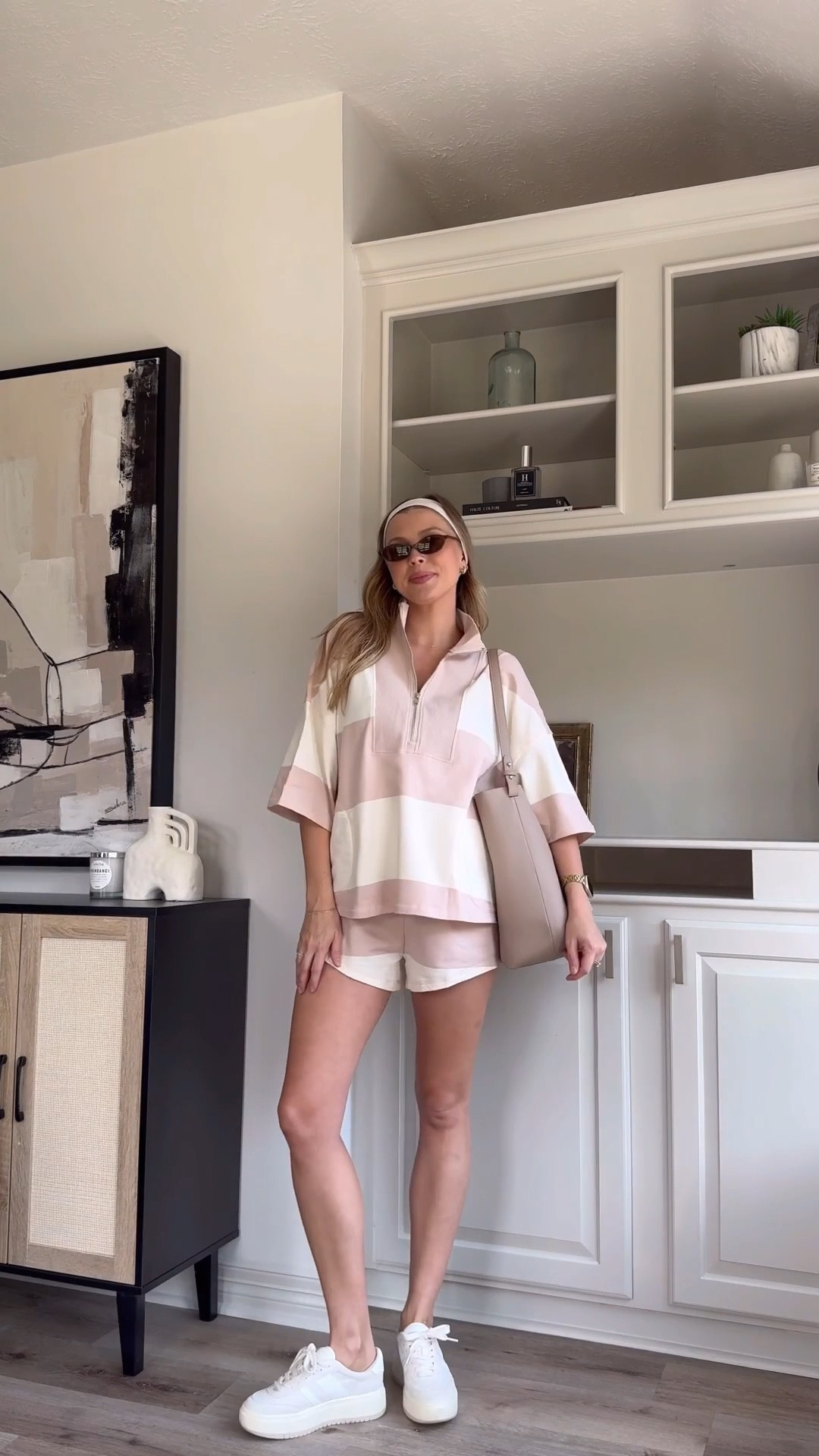 Such a good lounge set, perfect for nursing and postpartum! Top has functioning zipper and shorts are stretchy. Wearing S in set. 

 

#LTKActive #LTKFindsUnder50