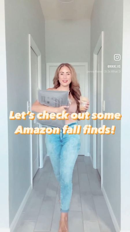 [#ad] Let’s dive into some comfy & affordable Amazon fall fashion finds from @blencotofficial and @evalessofficial 👌🏻🤩 

✨I am wearing a size medium in all pieces. ✨ 

#LTKmidsize #LTKsalealert #LTKU