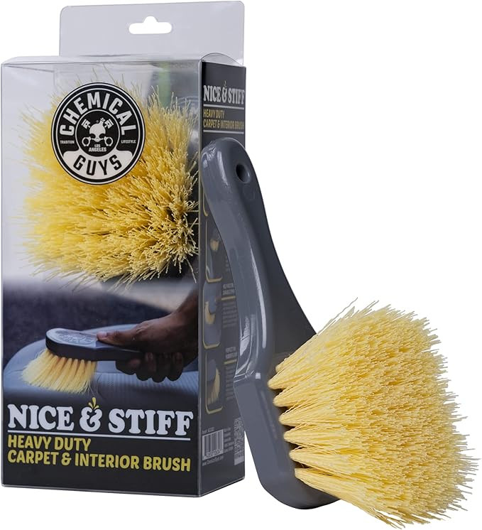 Chemical Guys ACCG02 Nice & Stiff Heavy Duty Carpet & Interior Detailing Brush, (Safe for Cars, T... | Amazon (US)