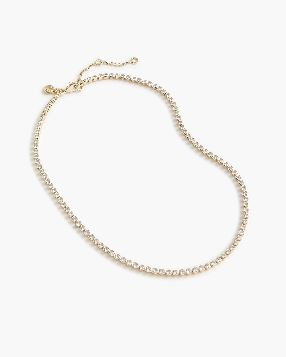 Crystal tennis necklace | J.Crew Factory