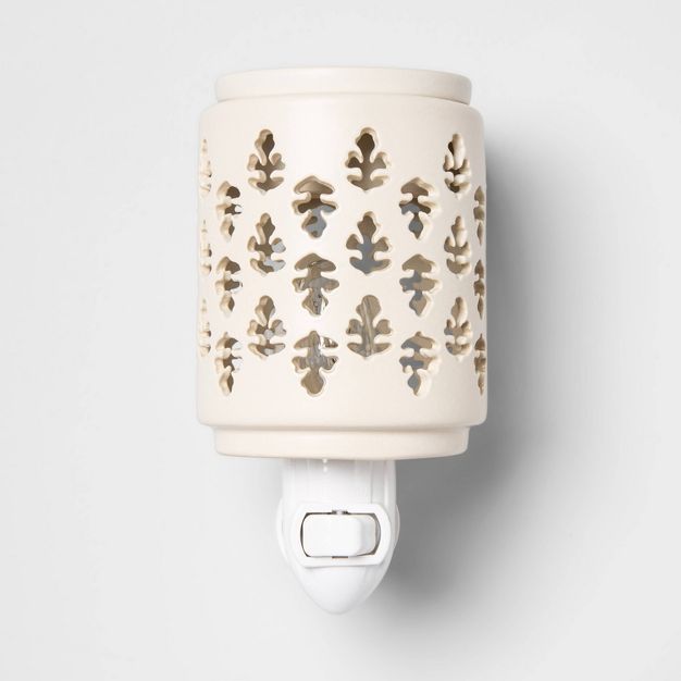 5" x 3" Paisley Pattern Plug-In Scent Warmer White - Threshold™ | Target