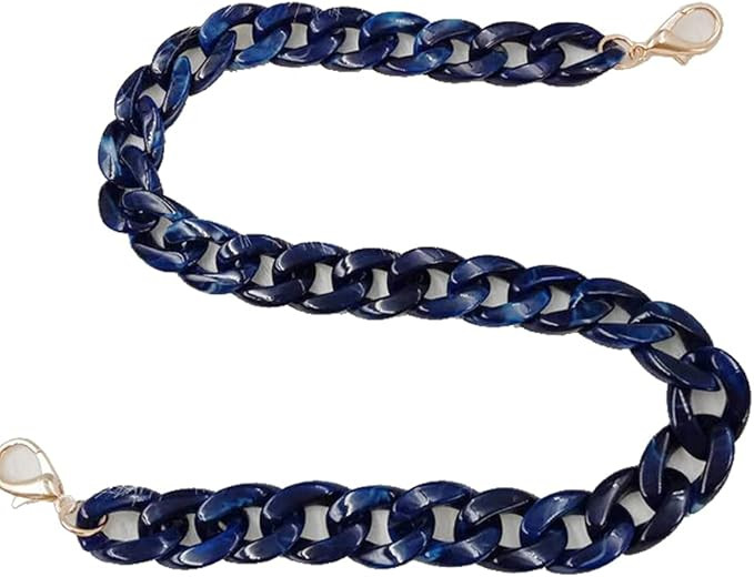1 Piece 23.6" Resin Bag Strap with Lobster Claw Clasps Acrylic Handbag Chain Strap Acrylic Purse ... | Amazon (US)