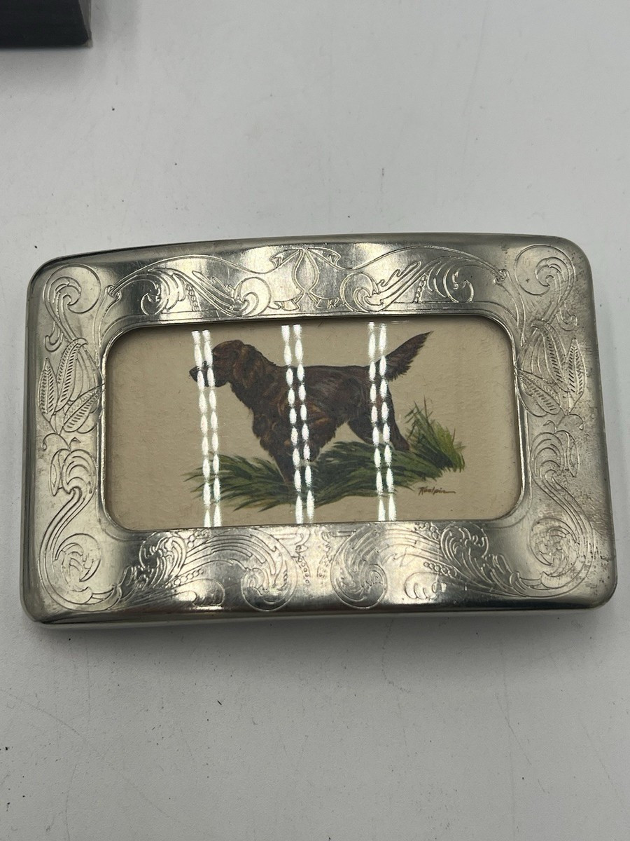 Vintage Buddy's Buckle Irish Setter Belt Buckle w/ Box Engraved Stainless Steel | eBay US