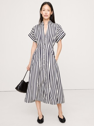 Cotton Poplin Shirt Dress | Banana Republic (US)
