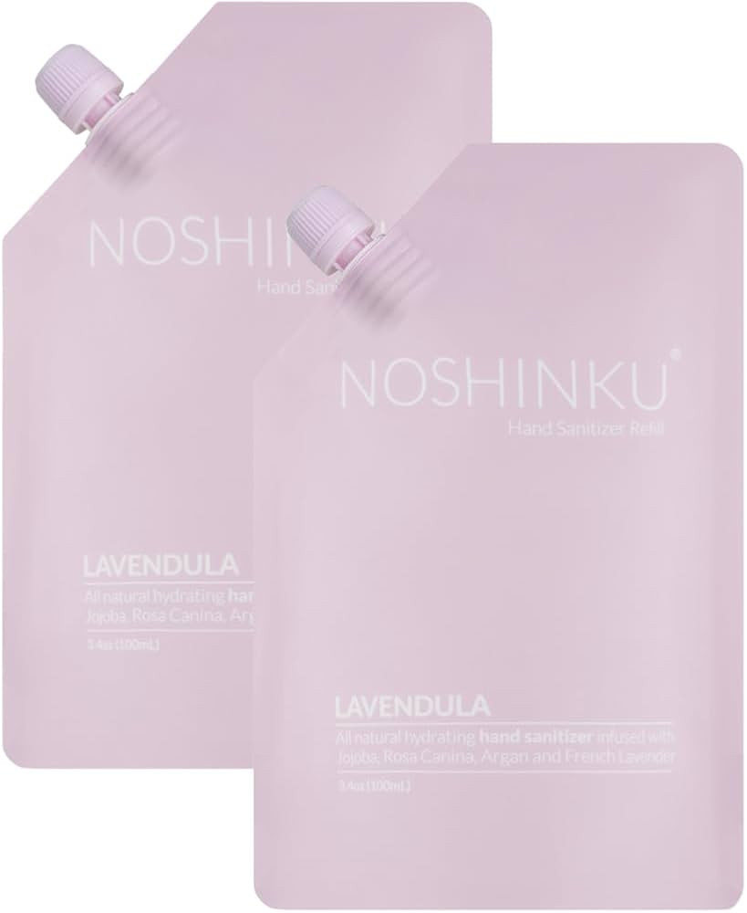 Noshinku Pocket Hand Sanitizer Spray Refill Pouch, Natural Moisturizing Hand Sanitizer Refill Wit... | Amazon (US)