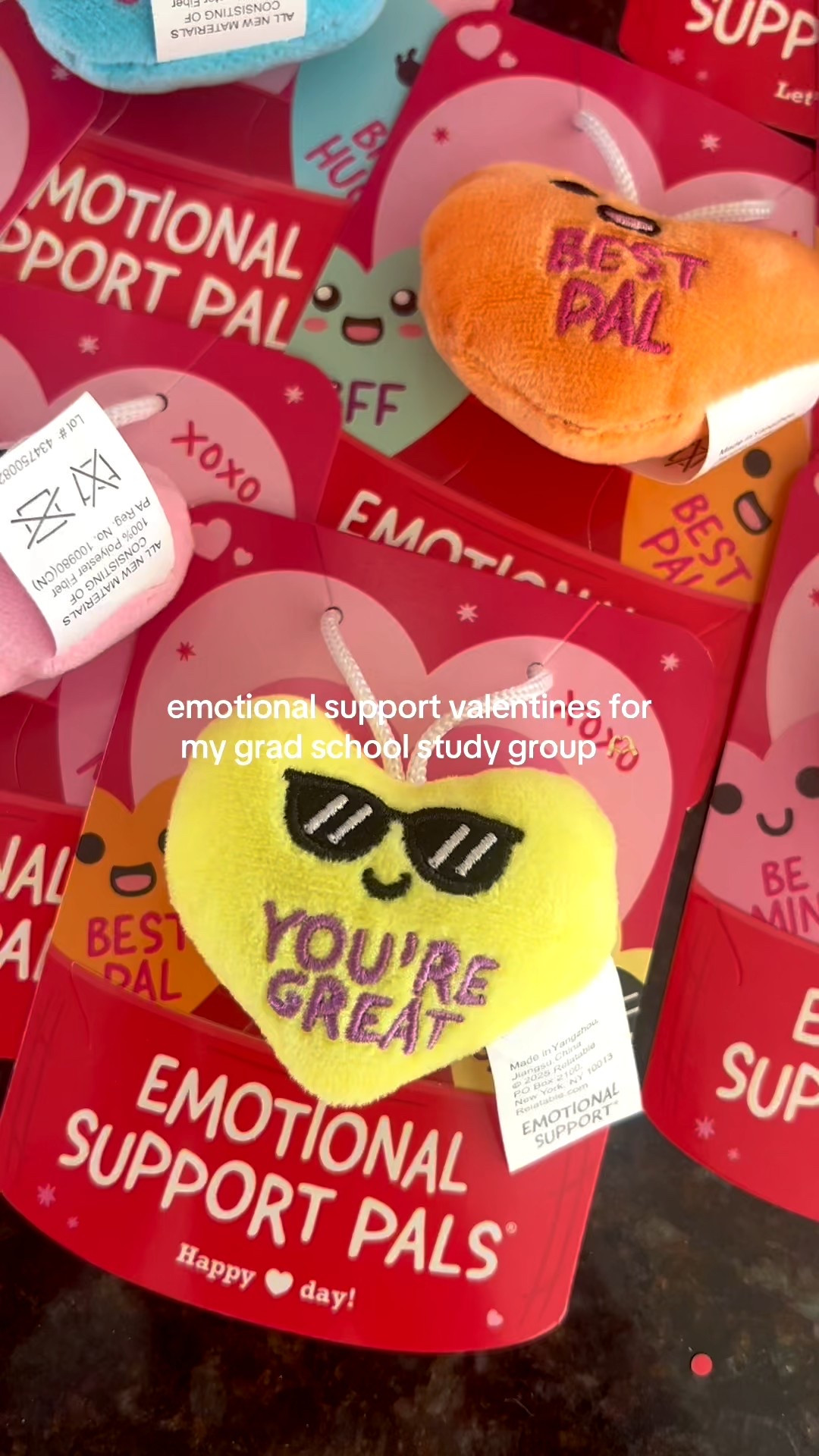 The cutest valentine! I gifted these valentines to my grad school study group and everyone loved them. These are perfect for a wide variety of age groups! 

#valentinesday #valentines #valentinesdaygift 

Emotional support pals ❤️

#LTKSeasonal #LTKValentine