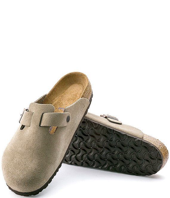 Women's Boston Suede Soft Footbed Clogs | Dillard's