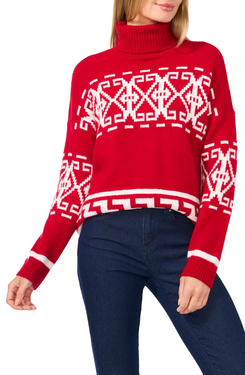Fair Isle Turtleneck Sweater | Nordstrom