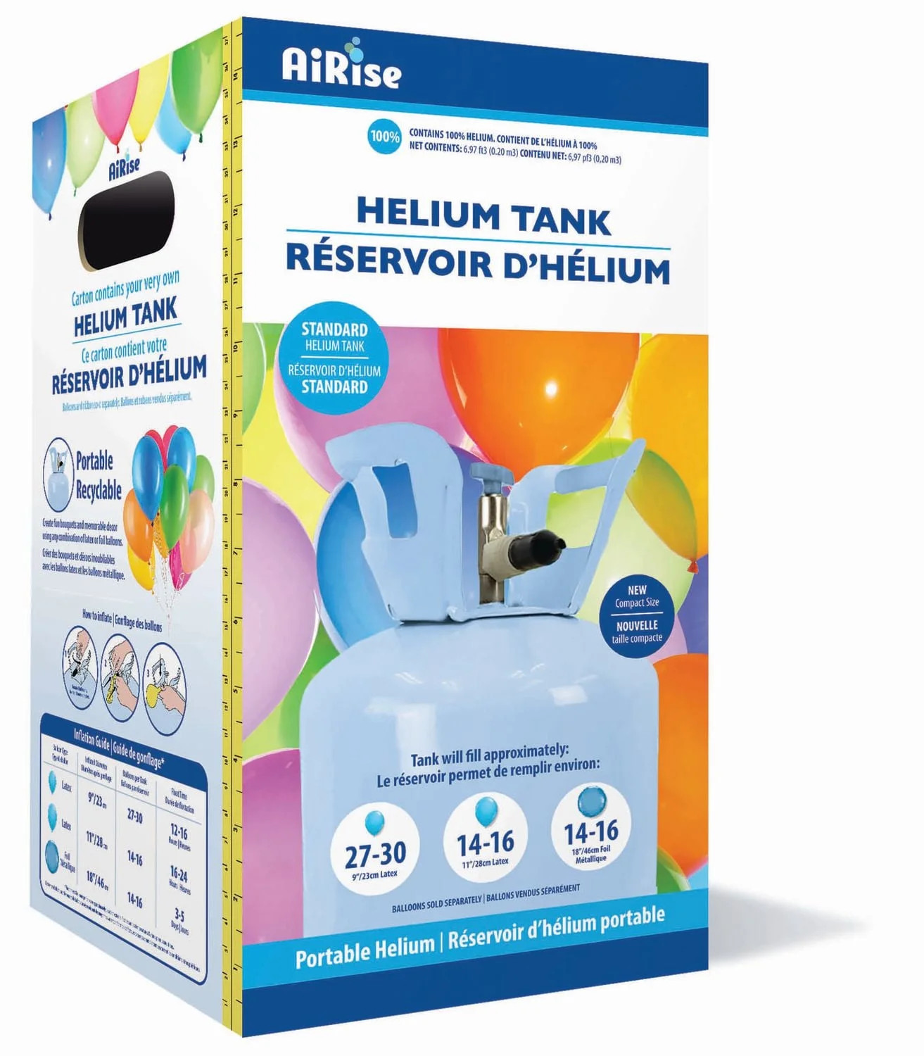 AIRISE STANDARD PORTABLE HELIUM TANK, PORTABLE HELIUM TANK | Walmart (CA)
