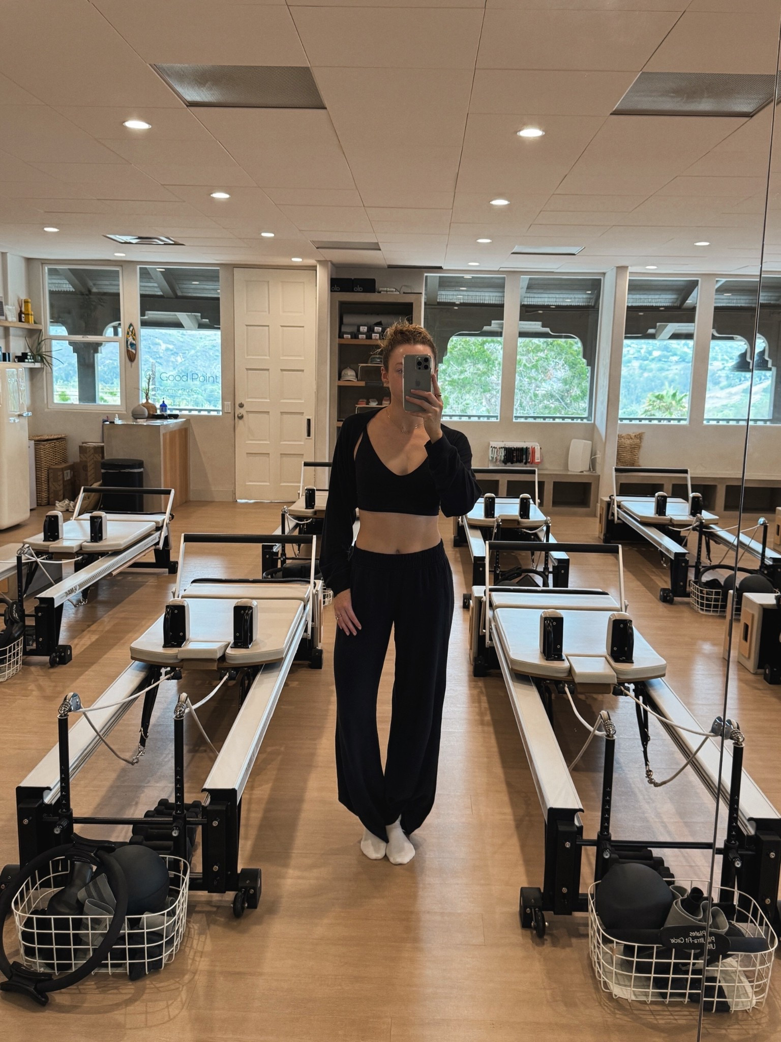 Pilates teacher outfit 
XS in pants
XXS in bra (sized down 1 size)

#LTKActive