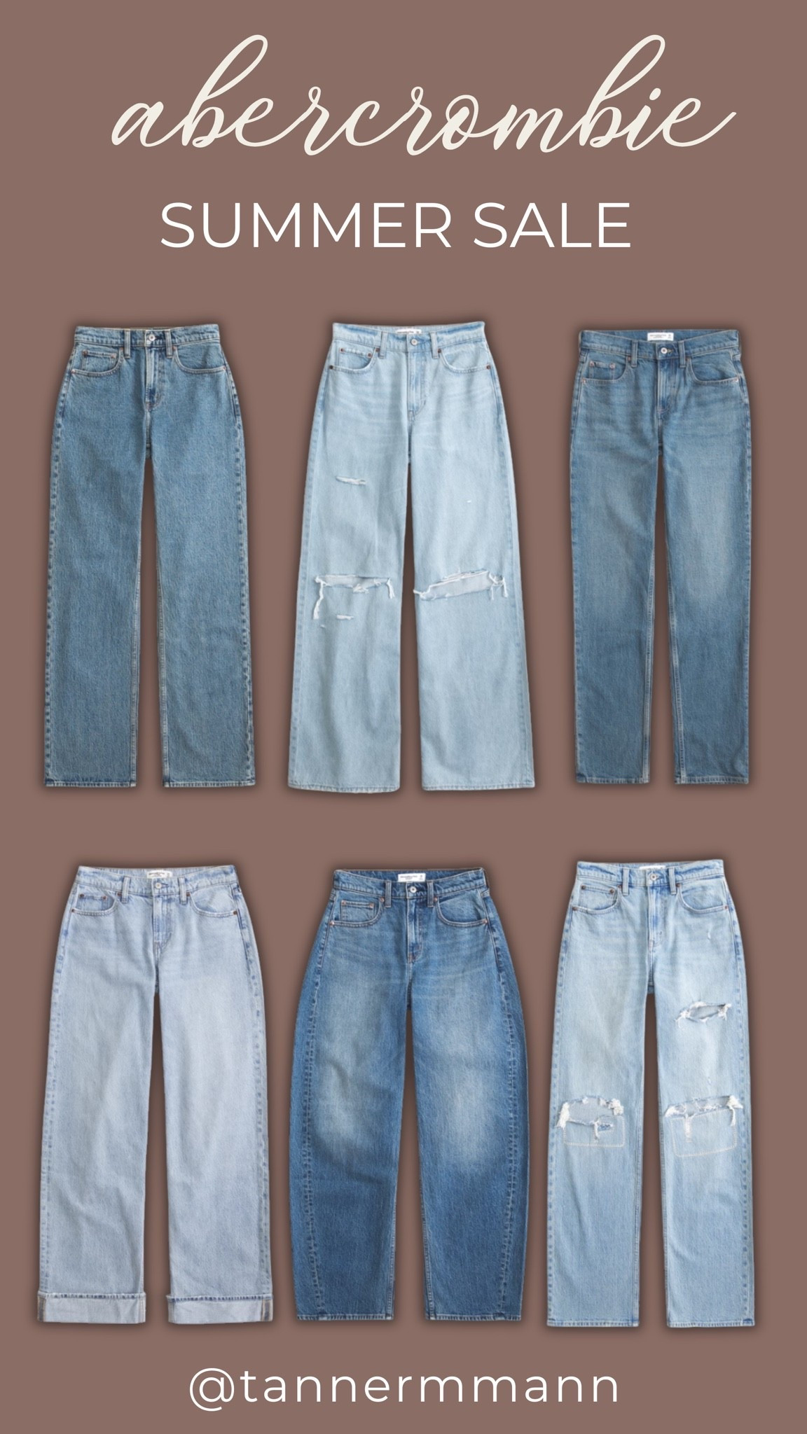 Abercrombie JEANS SALE 20-40% off almost everything!!!
#SummerOutfit #VacationOutfit

#LTKSaleAlert