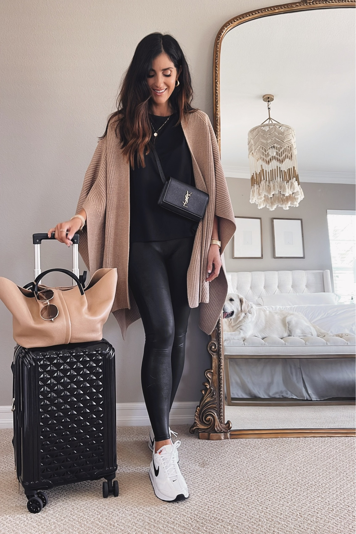 My Ruana is back in stock! Available in three different color options, faux leather leggings, travel style, fall style, StylinByAylin 

#LTKtravel #LTKunder100 #LTKSeasonal