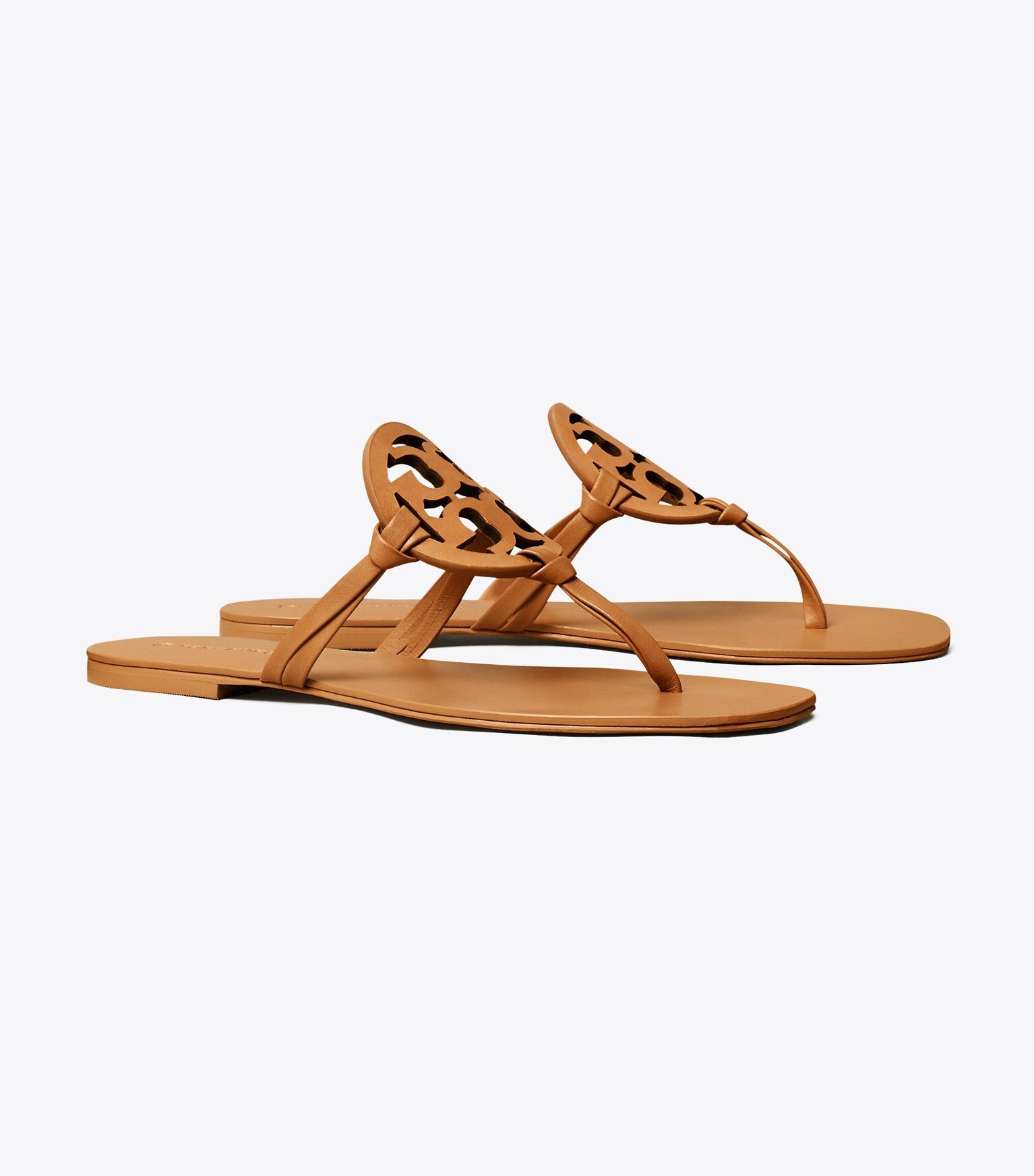 Miller Square-Toe Sandal, Leather | Tory Burch (US)