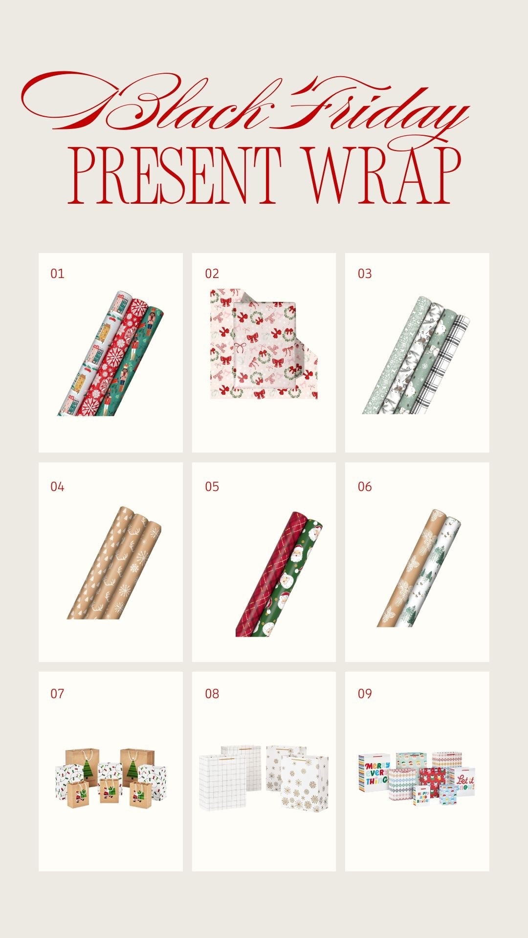 Check out these cute holiday wrapping paper and gift bags to make your gifts stand out! Perfect for Christmas!

#LTKGiftGuide #LTKHoliday #LTKSeasonal