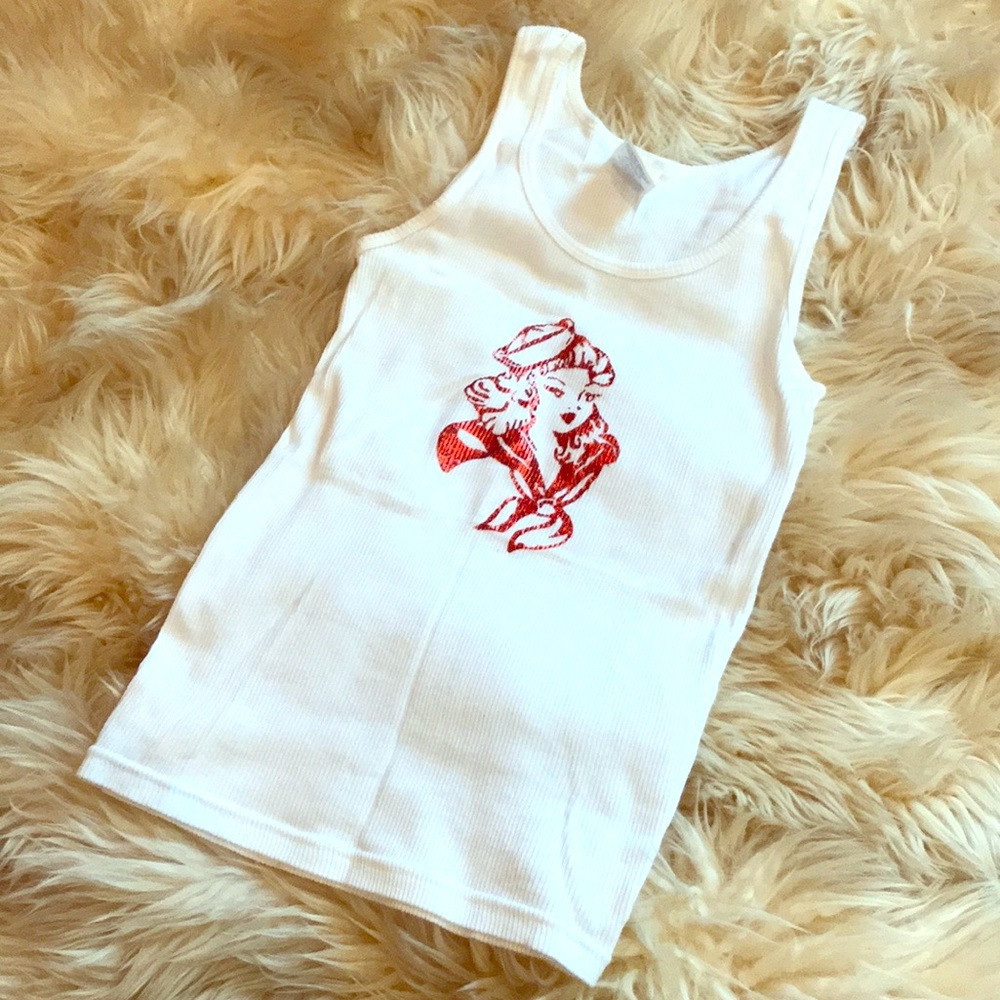 Cute Sailor Girl Pin Up Tank! | Poshmark