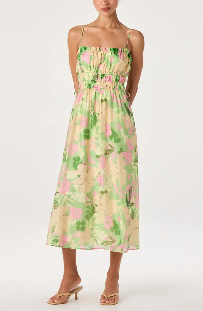 ASTR the Label Maren Floral Print A-Line Dress | Nordstrom | Nordstrom