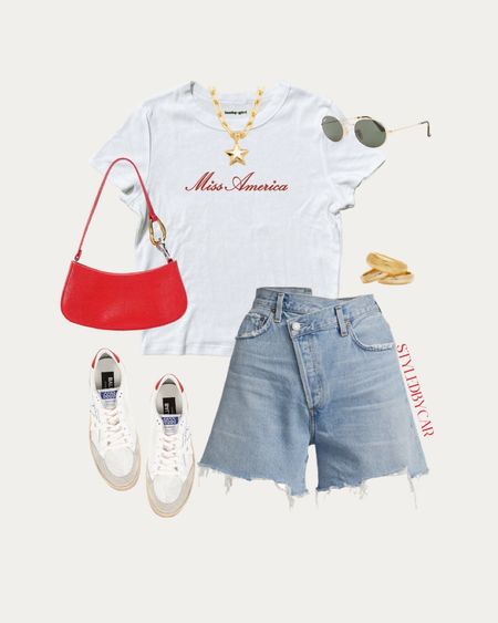 4th of July outfit inspo! This baby tee is sooo cute! 

#LTKSeasonal #LTKItBag #LTKStyleTip