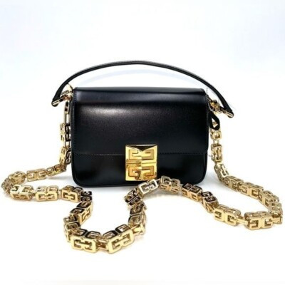 GIVENCHY Cube Chain Leather Crossbody Bag | eBay US