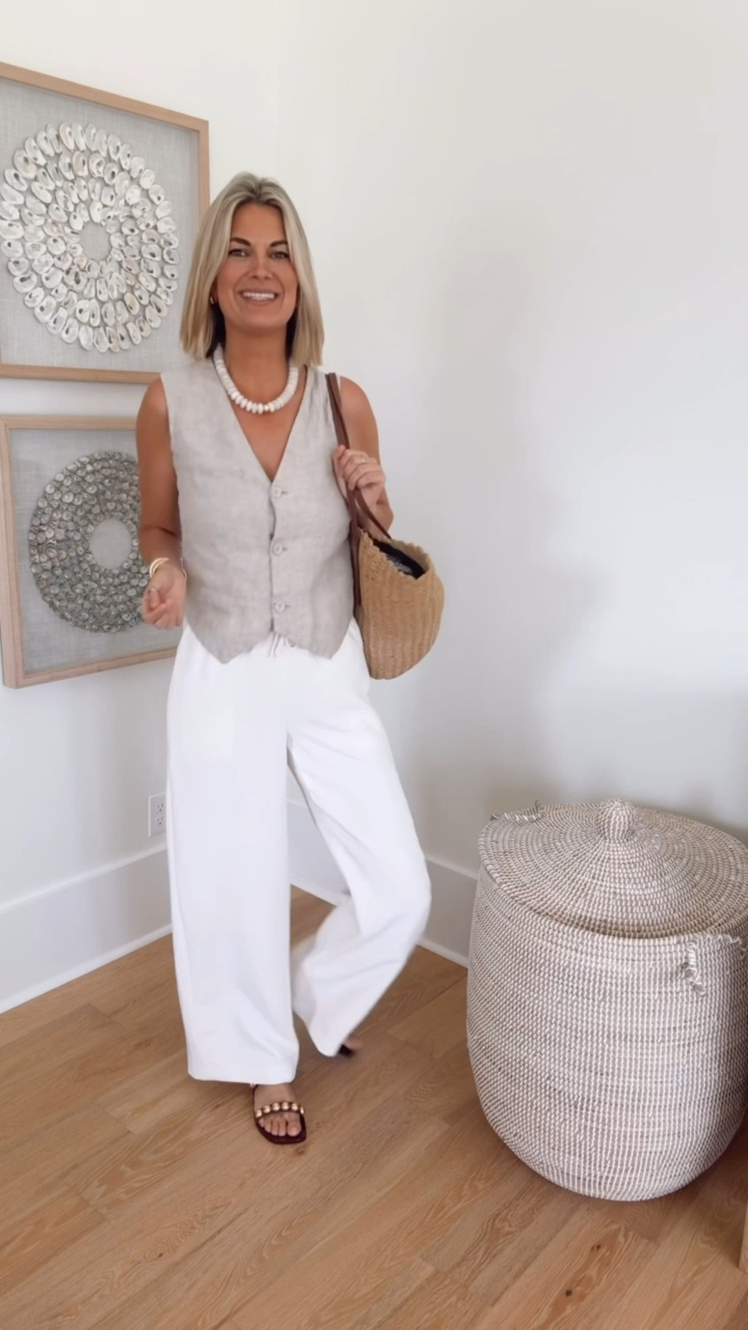 Worth the hype and then some!  There’s a save version of these pants. Unfortunately they don’t offer tall inseam.  I have small tall.  Items fit true to size.

#LTKTall #LTKWorkwear #LTKTravel