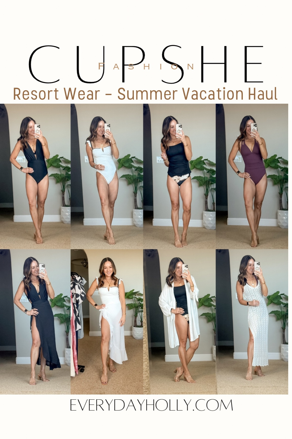 Resort Wear from Cupshe! 💕

💥 use code HOLLY for 15% off on orders $65+ OR 20% off on orders $109+ from @cupshe! 

For Reference: I’m 5’1”, 109lbs
🔹Everything is unaltered
Everything runs TTS
Wearing the smallest size available in everything  

Vacation outfits | tropical vacation fashion | cruise wear | tankini | romper | one piece swimsuit | dress | maxi dress | boho l swim coverup

https://liketk.it/54SVh

#LTKSaleAlert #LTKPetite #LTKSwim