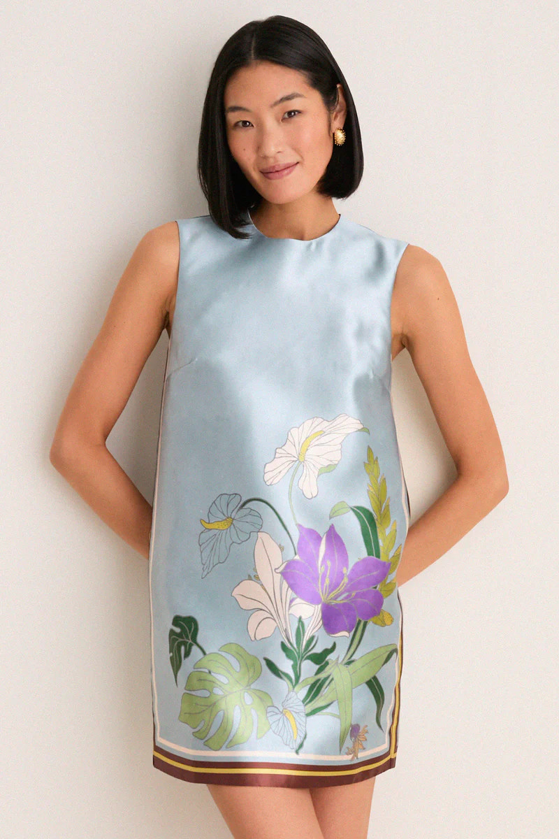 Ice Blue Alfie Mini Dress | Tuckernuck (US)