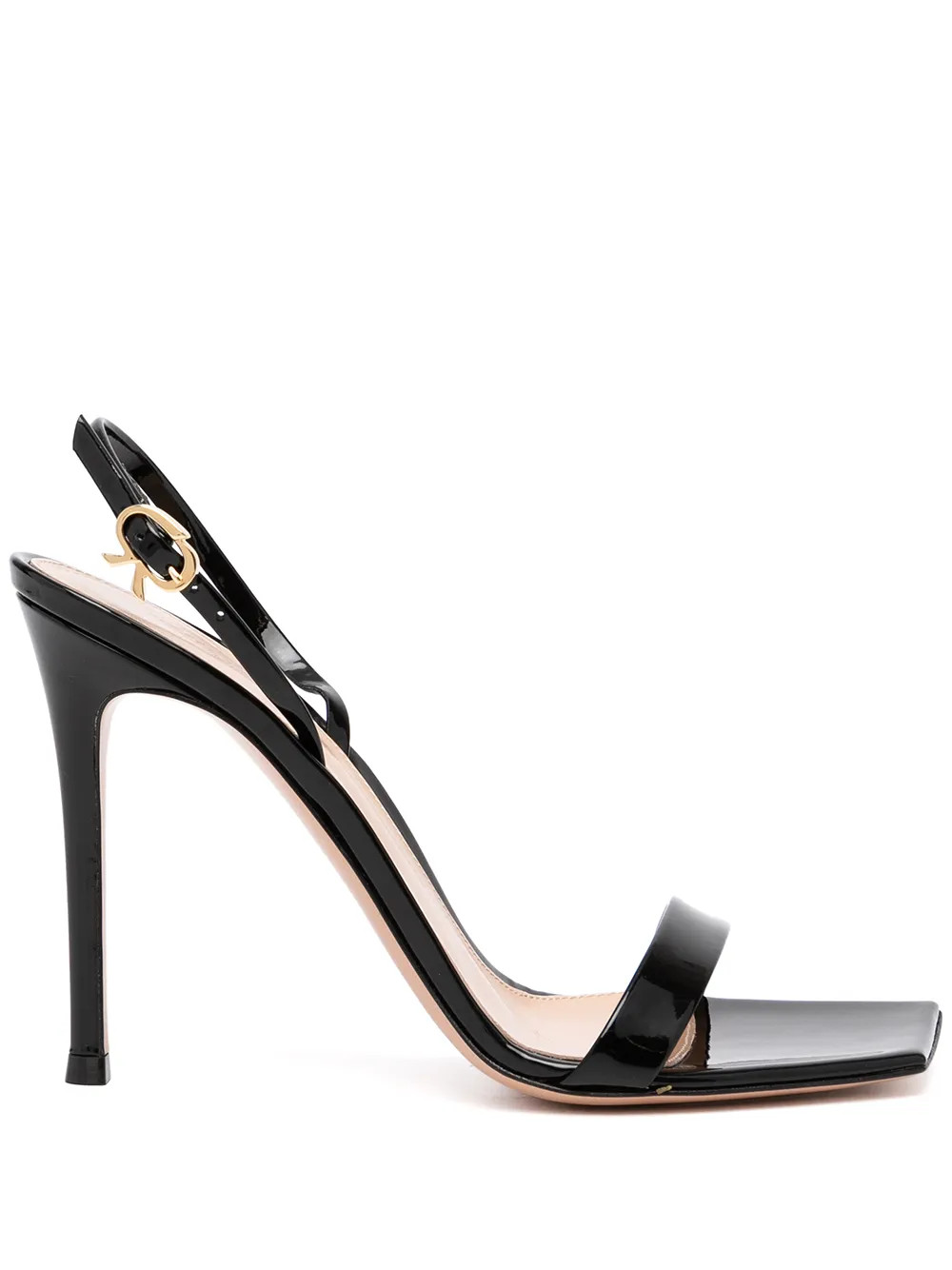 Gianvito Rossi Ribbon 105mm Stiletto Sandals - Farfetch | Farfetch Global